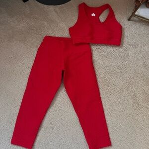 Booty by Brabants red 2 piece set